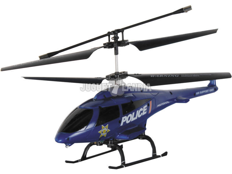Rádio Controlo Sortido Helicóptero e Carro Policia Forças Especiais