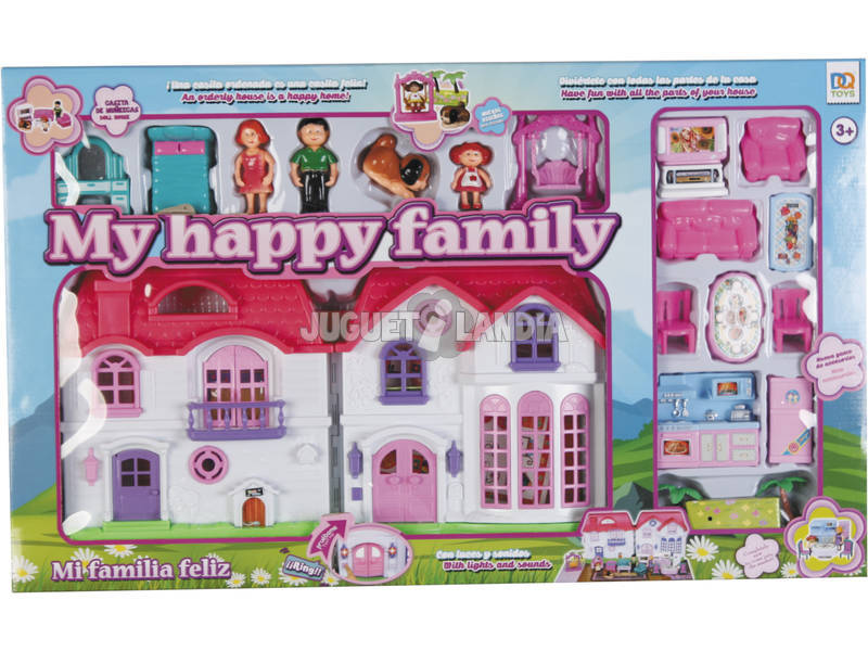 Maison My Happy Family Asortiment avec Accessoires 23 x 46 x 5 cm 