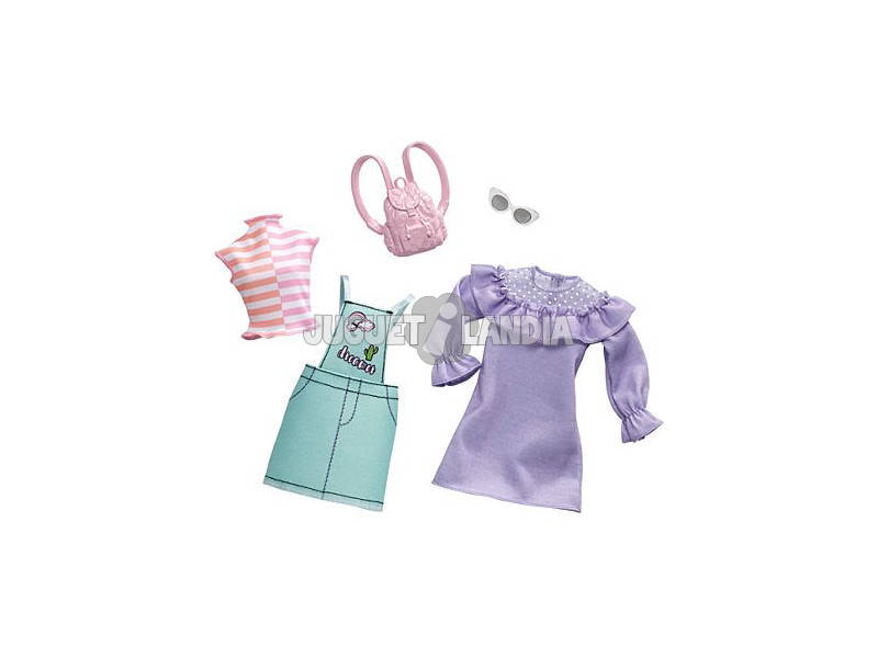 Barbie Completo Looks Fashions Assortiti, Confezione da 2 Mattel FKT27