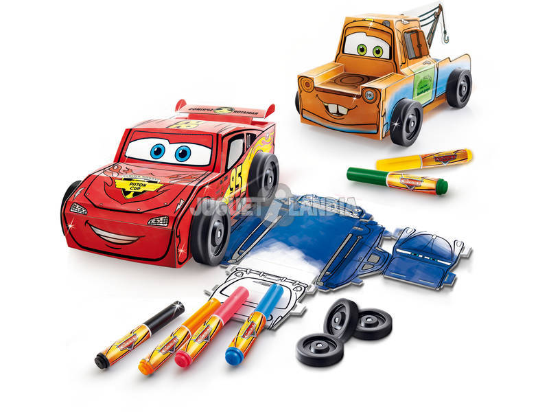 Cars Mis Coches 3D para Colorear Canal Toys CARC 013