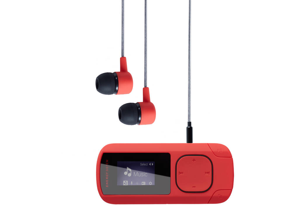 Energie MP3 Clip Coral 8GB FM Radio und MicroSD