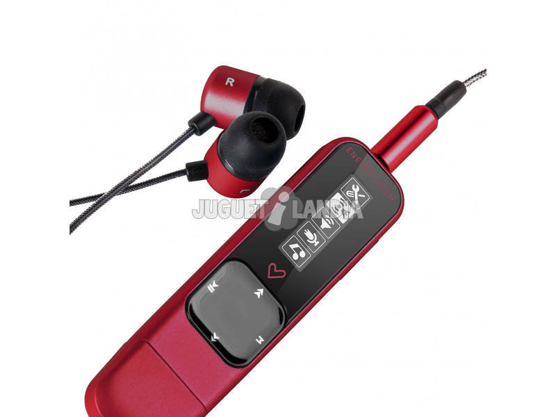 Energy MP3 Stick 4GB Rubino Rosso Radio FM e Connettore USB