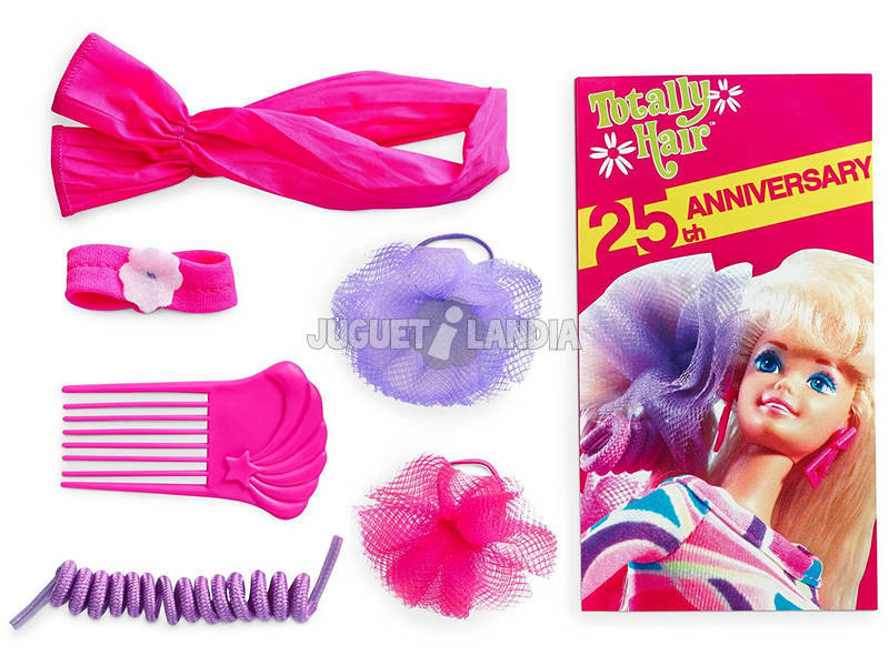 Figura Barbie Colección Mil Peinados 25 Aniversario 29x7cm Mattel DWF49