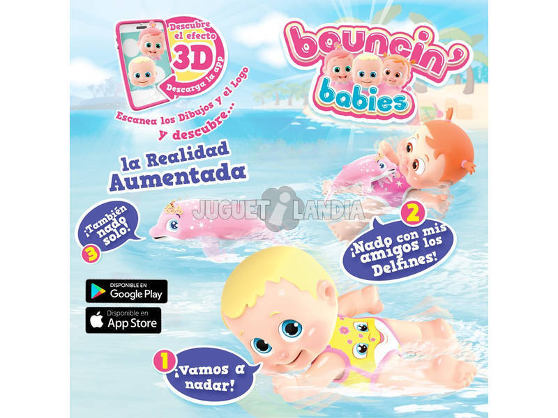 Bouncin' Babies Baniel & Bounie Nuotando con i Delfini