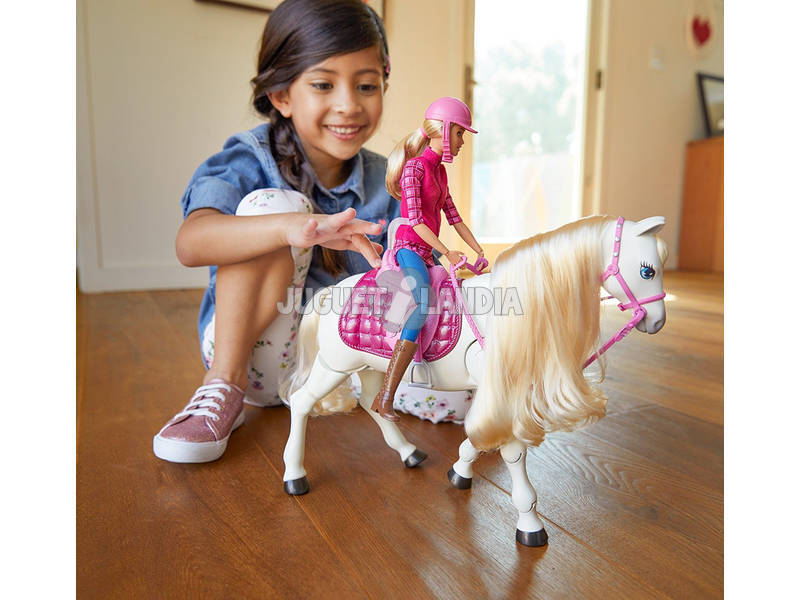 Barbie e o Seu Cavalo Fantástico Branco - Dreemhorse da Mattel FRV36