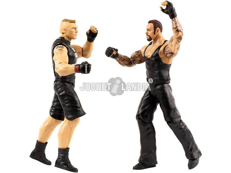 WWE Pack 2 Figuras Tough Talkers 15 cm. Mattel DXG91