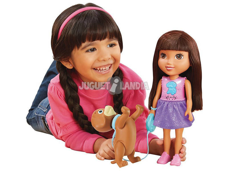 Dora avec Chiot Mattel CGT65-2 