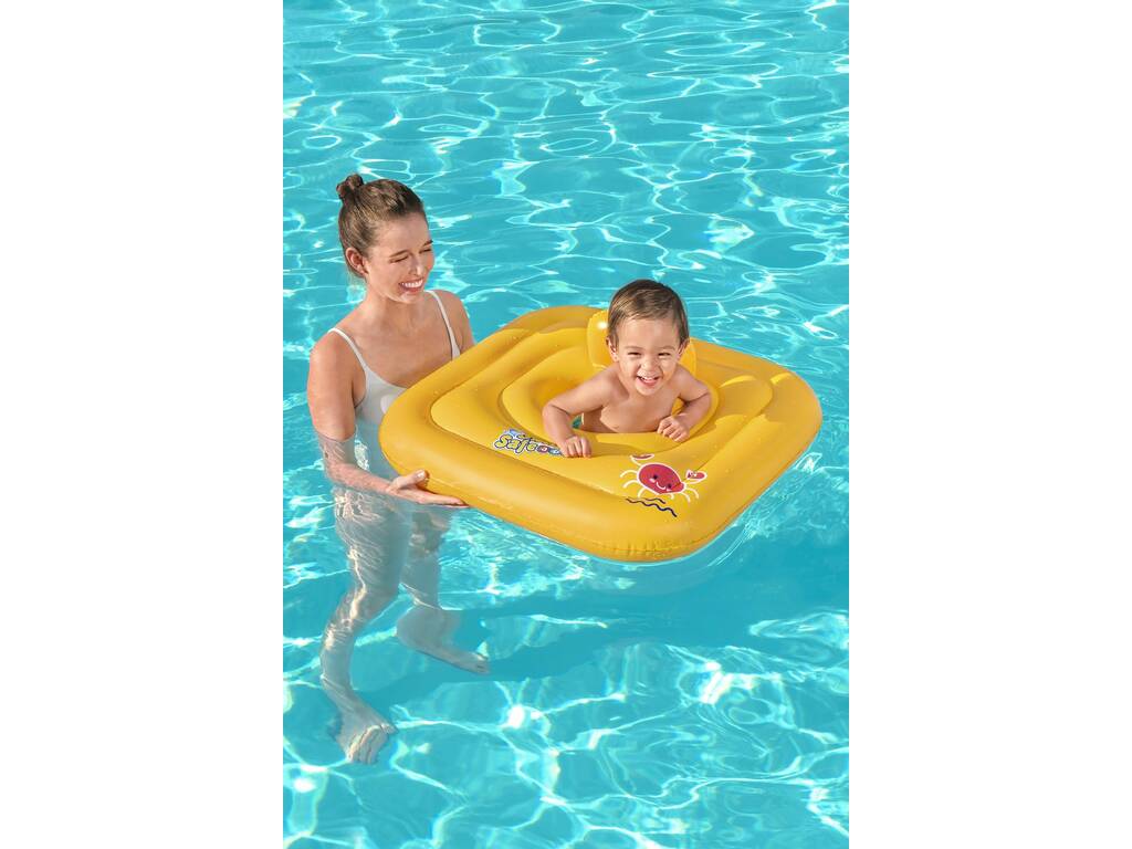 Bóia Assento Quadrado Bebe 69 cm. Swin Safe Bestway 32050