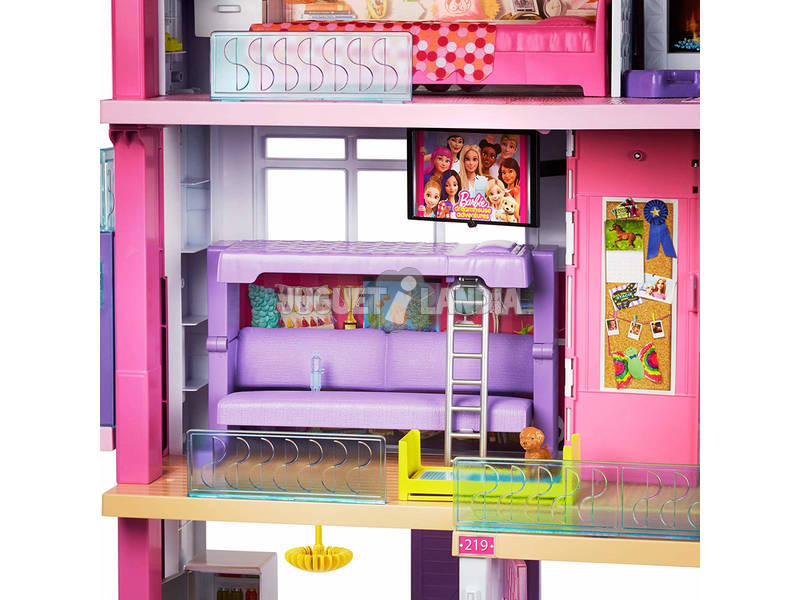 Barbie Casa Dois Andares Barbie HCD48 - Juguetilandia