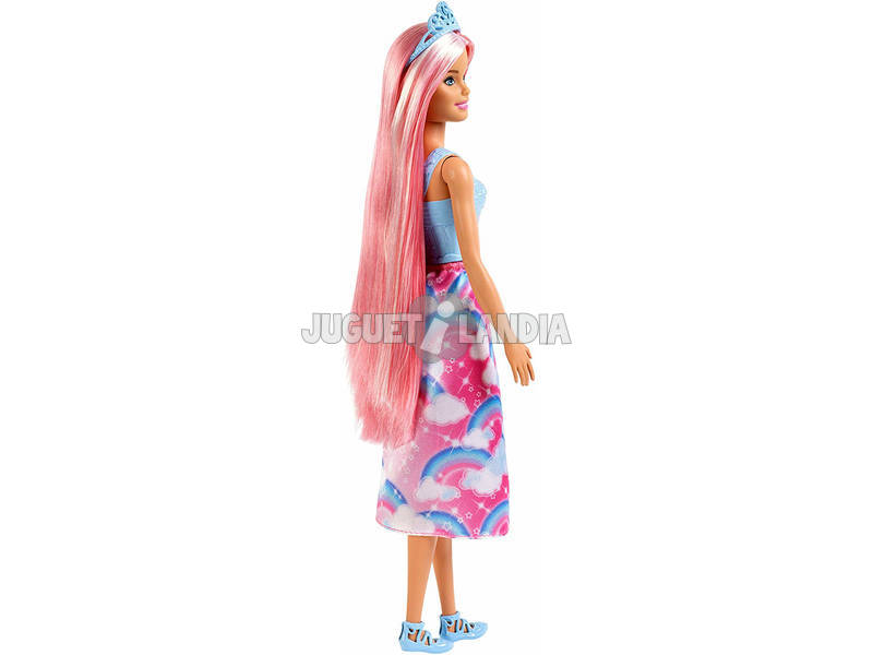 Barbie Dreamtopia Capelli Rosa Mattel FXR94