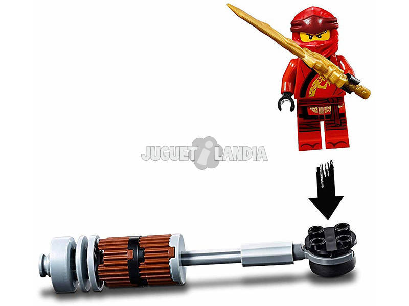 Lego Ninjago Kais Feuer-Bike und Zanes Schneemobil 70667