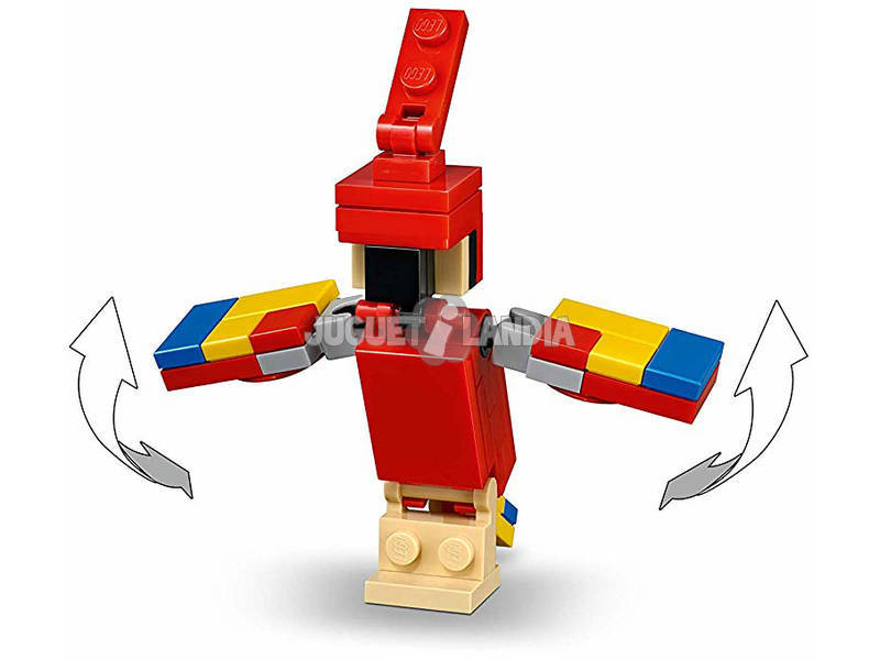 Lego Minecraft BigFig Series 1 Steve mit Papagei 21148