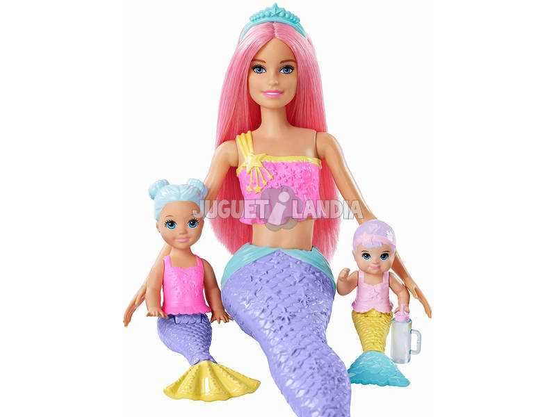 Barbie Sirena Con Bambola Mattel FXT25