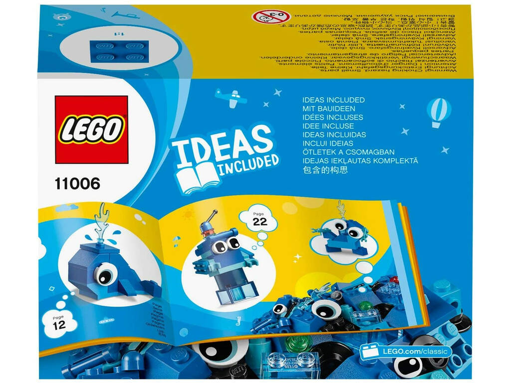 LEGO CLASSIC, Ladrillos Creativos Azules - Juguetón El Salvador