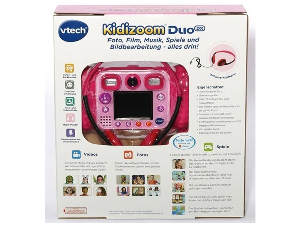 Kidizoom Duo DX 10 In 1 Pink Vtech 520057