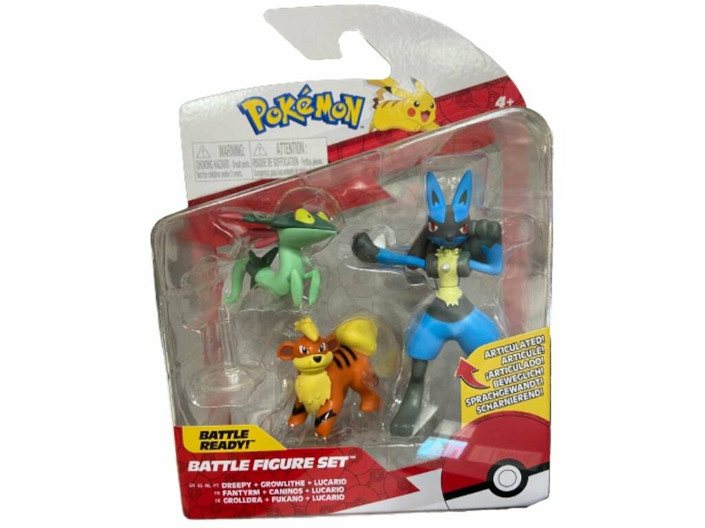 Pokémon Multipack 3 Figuras Bizak 63227225