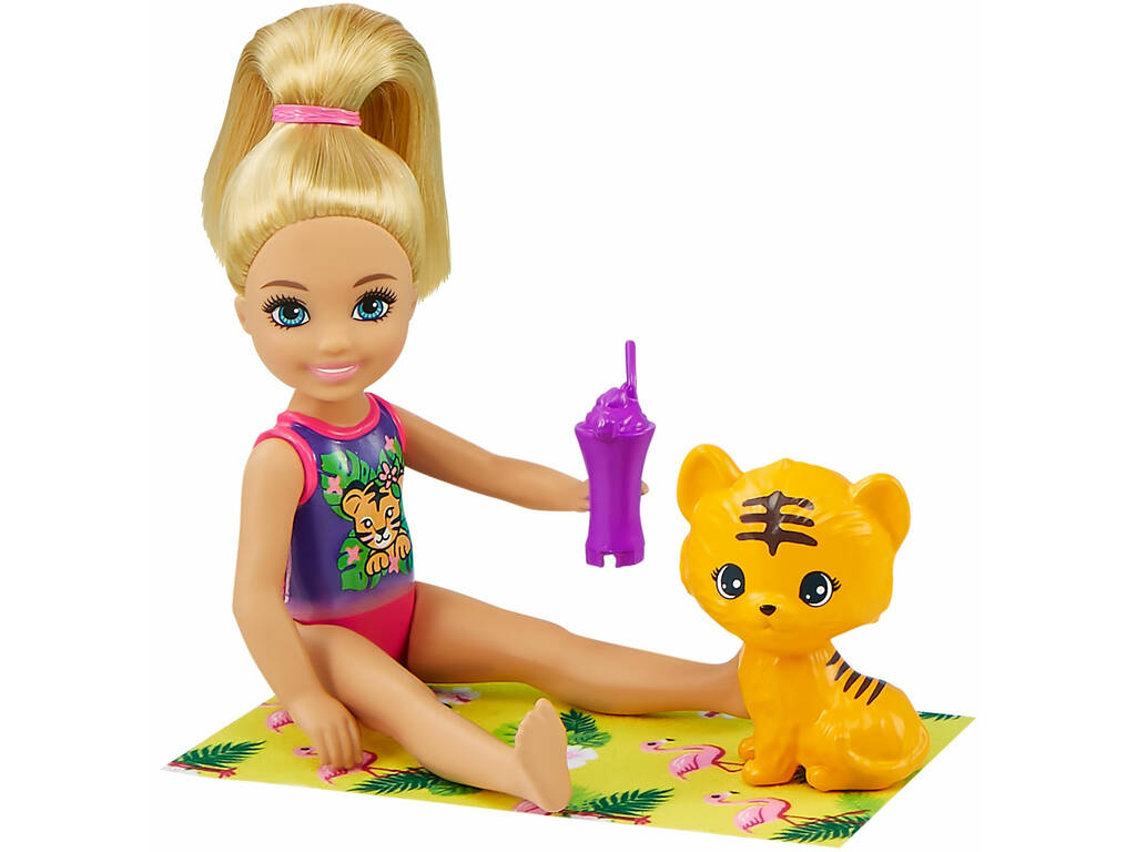 Barbie Chelsea Jogo na Selva Mattel GTM85