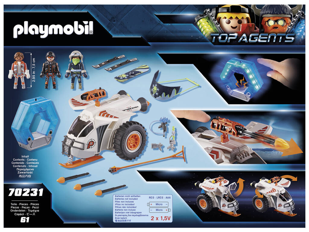 Playmobil TopAgents Spyteam Aliante da neve 70231