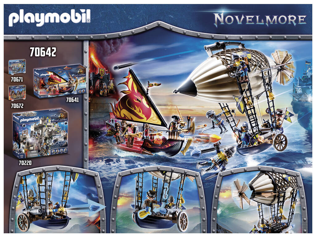 Playmobil Novelmore Zeppelin de Darío 70642