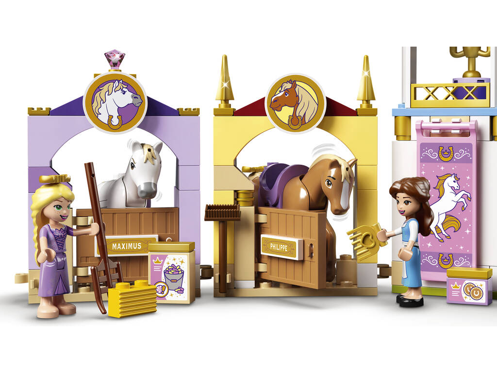 Lego Disney Princesas Estábulos Reais de Bela e Rapunzel 43195