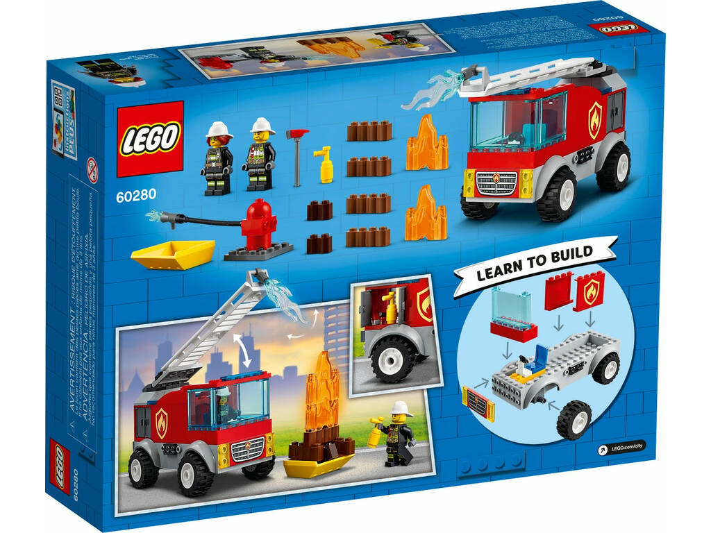 Lego City Le Camion des Pompiers avec échelle 60280