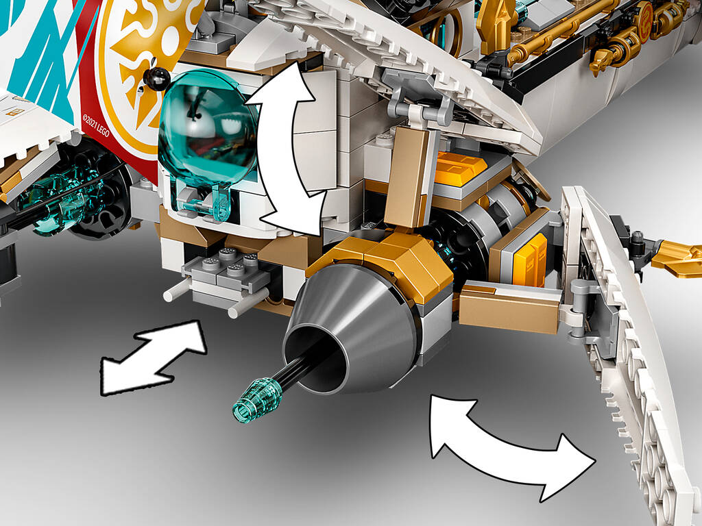 Lego Ninjago Barco de Asalto Hidro Lego 71756