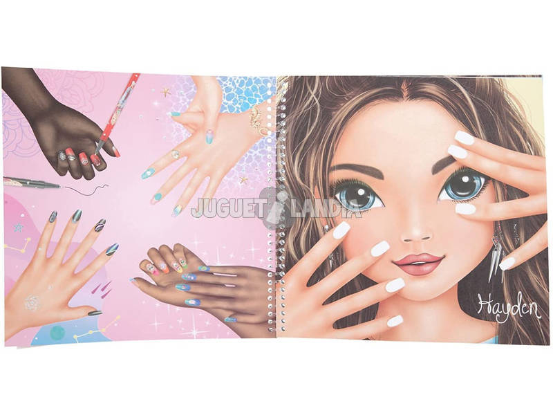 Top Model Create Your Hand-Design Buch zum Malen Depesche 11471