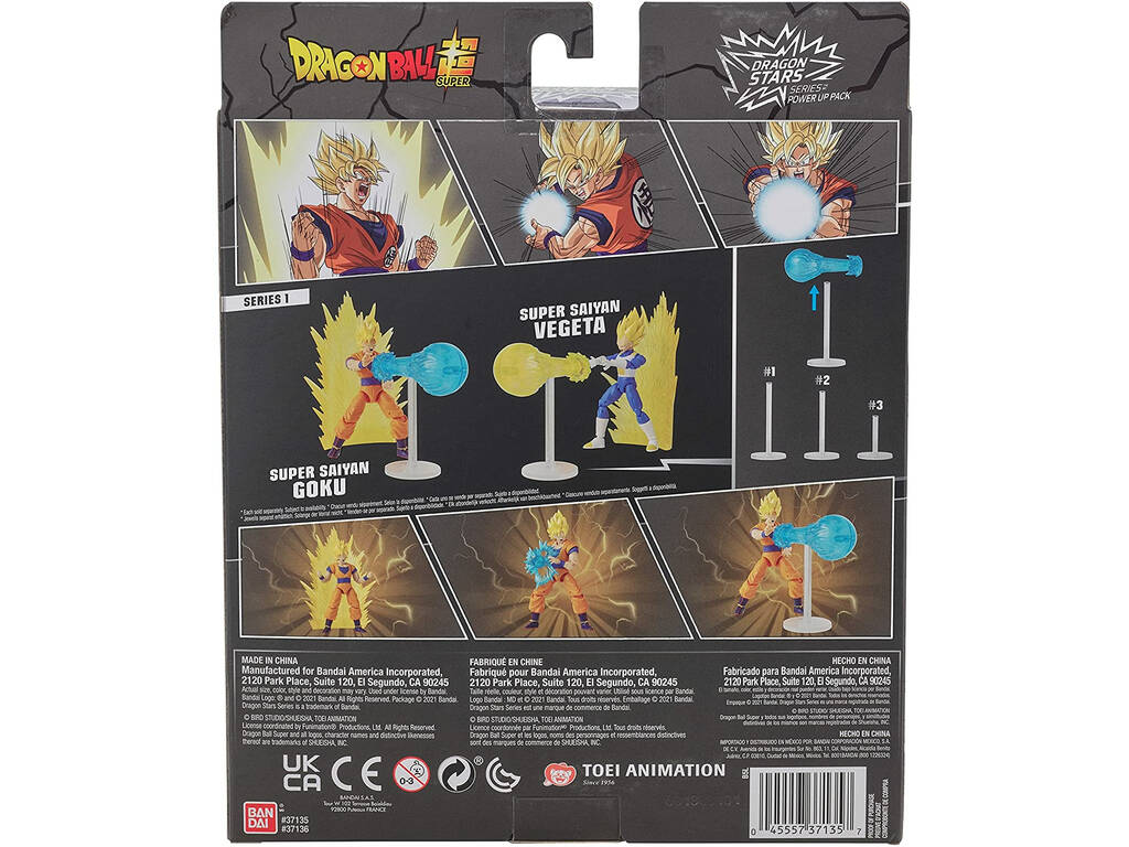 Dragon Ball Super Power Up Series Figurine Goku Super Saiyan Bandai 37136
