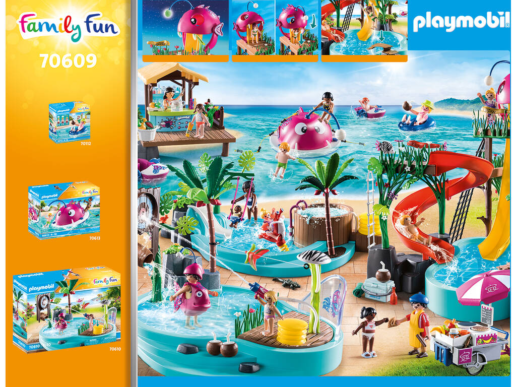 Playmobil Wasserpark mit Rutsche 70609