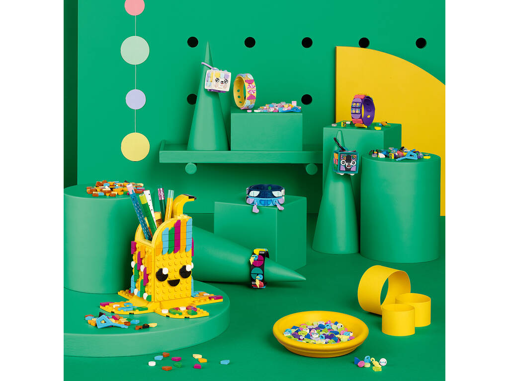 Lego Dots Entzückender Bananen-Stifthalter 41948