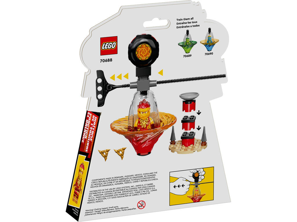Lego Ninjago Entrenamiento de Spinjitzu de Kai 70688