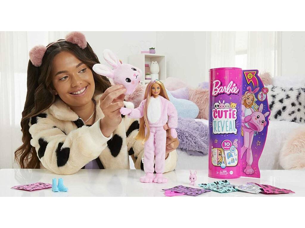 Barbie Cutie Reveal Muñeca Conejo Mattel HHG19
