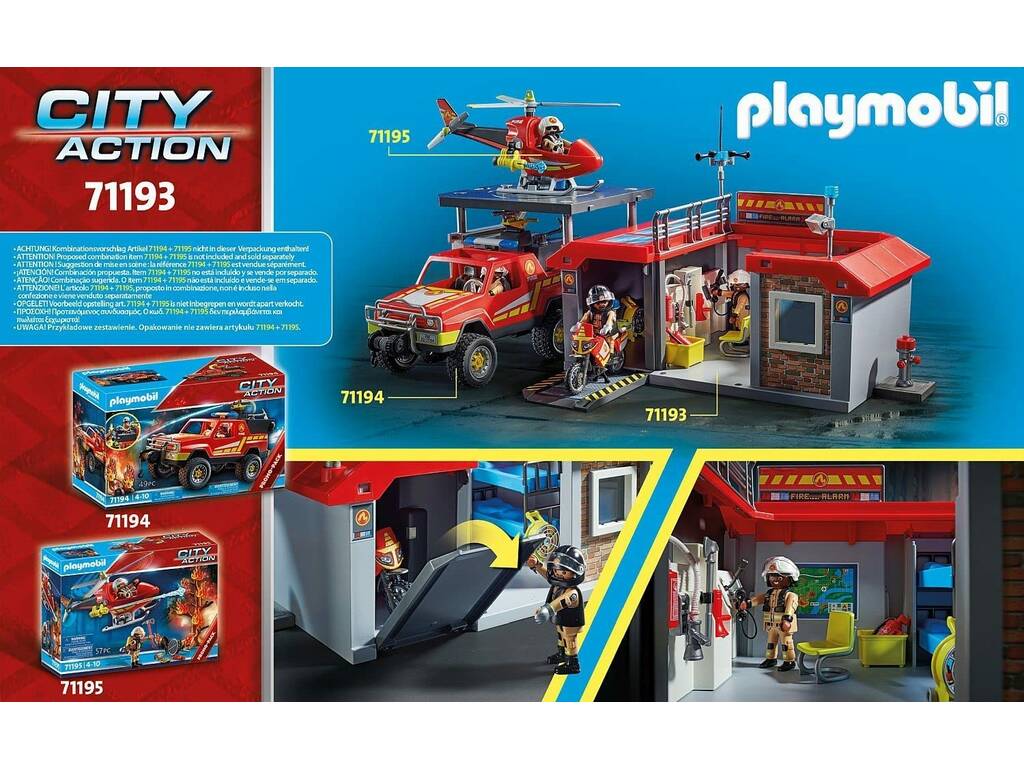 Playmobil Stazione dei vigili del fuoco 71193