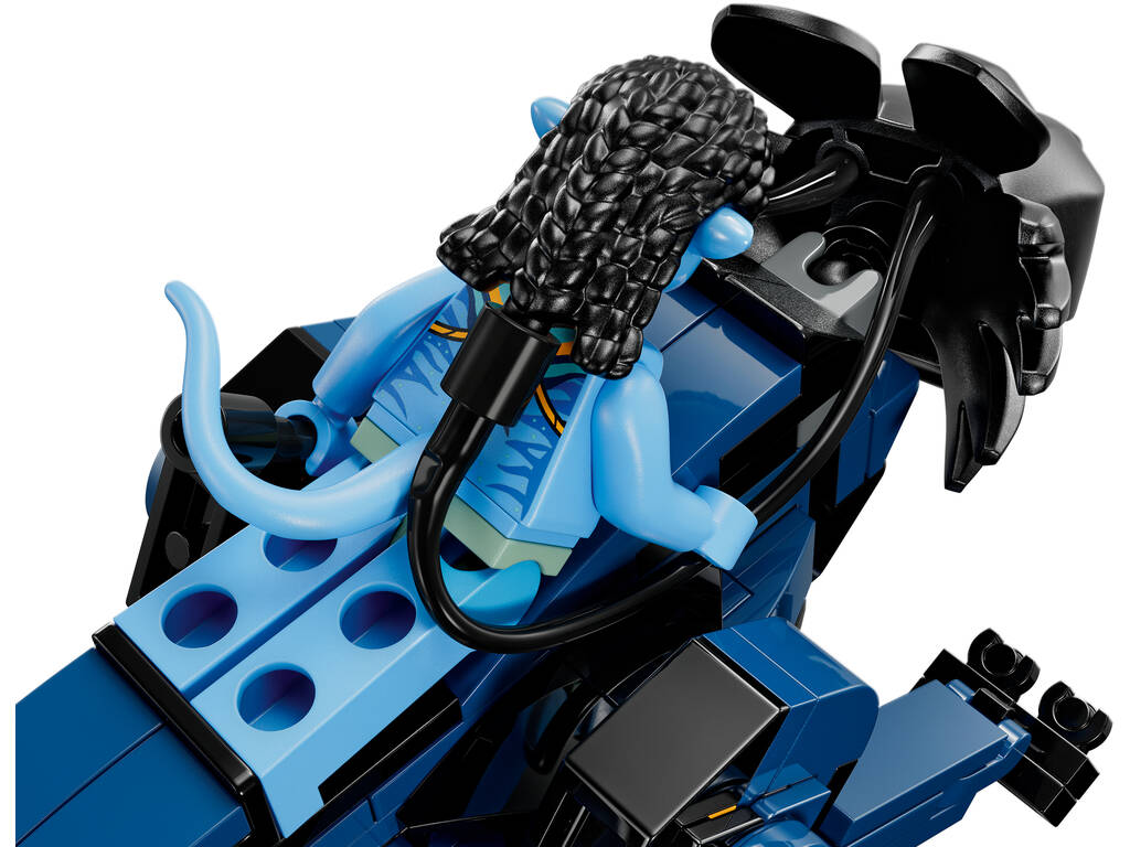 Lego-Avatar Neytiri und Thanator vs. Quaritch mit AMP-Rüstungsse AMP 75571