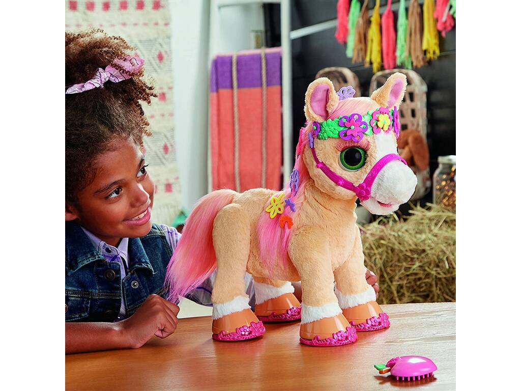 FurReal Peluche interattivo Cannella Il mio Pony alla moda Hasbro F43955