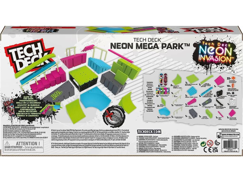 Tech Deck Neon Mega Park Spin Master 6063752
