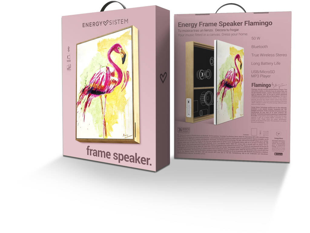 Cadre de haut-parleur Haut-parleur Flamingo Energy Sistem 44820