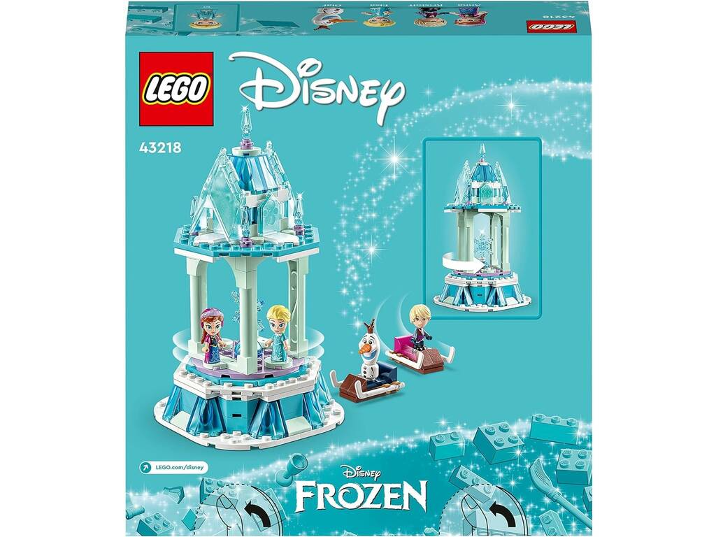 Lego Disney Frozen Carrossel Mágico da Anna e Elsa 43218