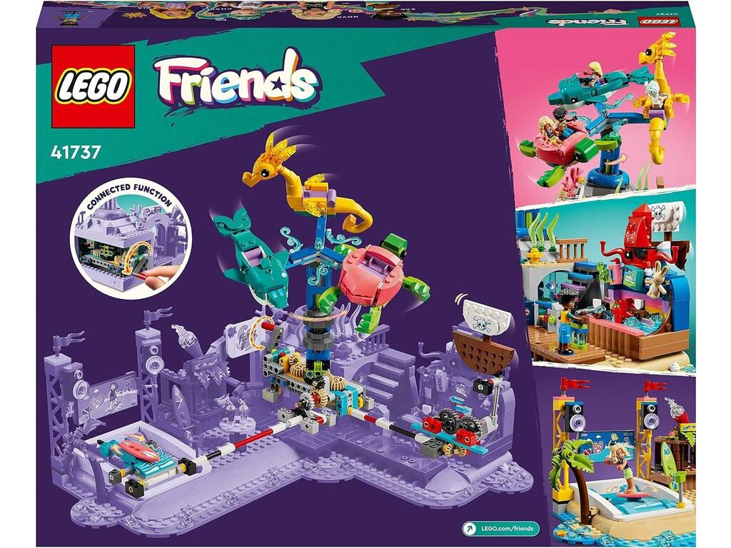 Lego Friends Parco divertimenti sulla spiaggia 41737