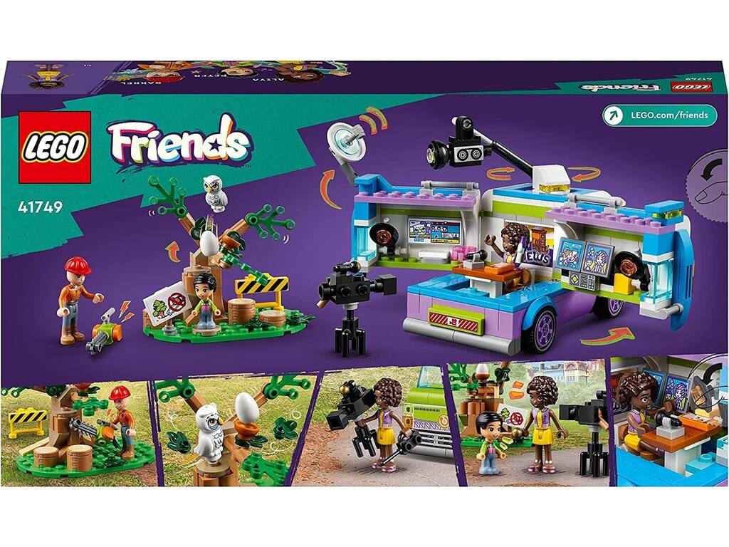 Lego Friends Unidade Móvel de Notícias