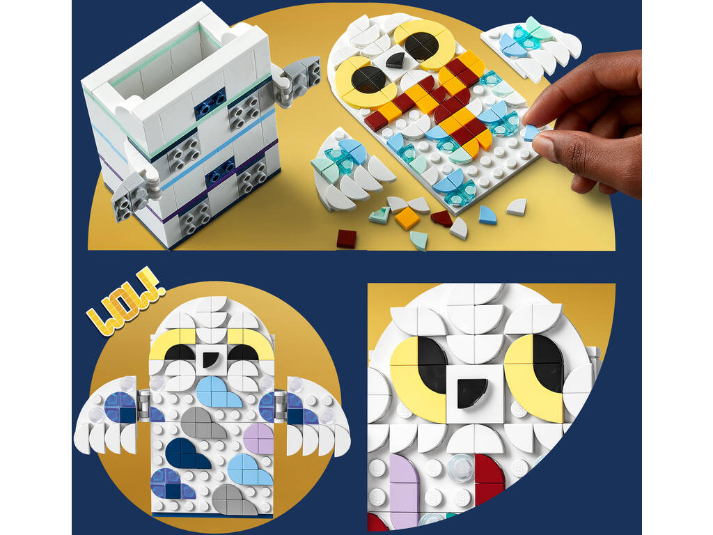 Porte-crayons Lego Dots Hedwig 41809