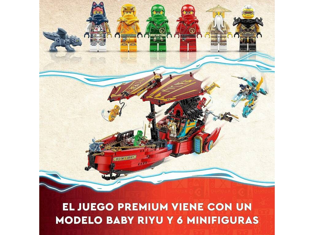 Lego Ninjago Barco de Asalto Ninja Carrera contra el Tiempo 71797