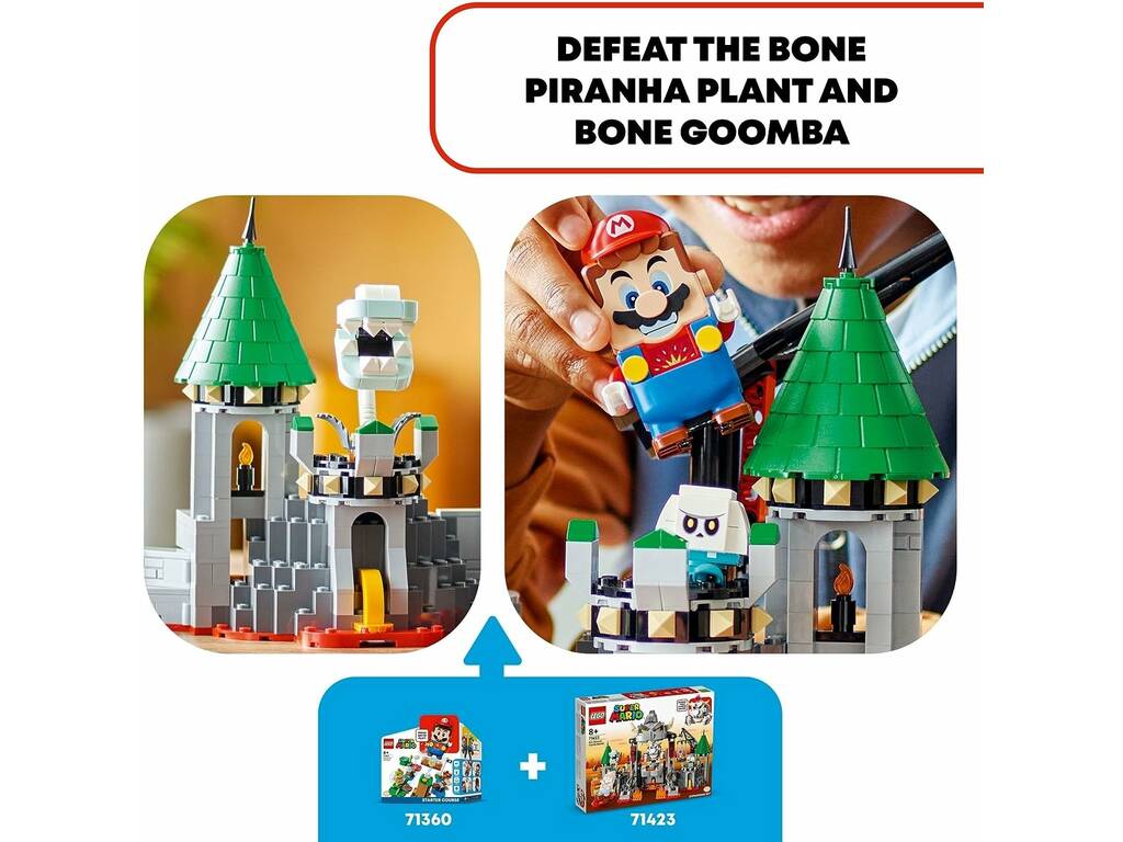 Lego Super Mario Set de Expansão: Batalha contra Bowsitos no castelo 71423