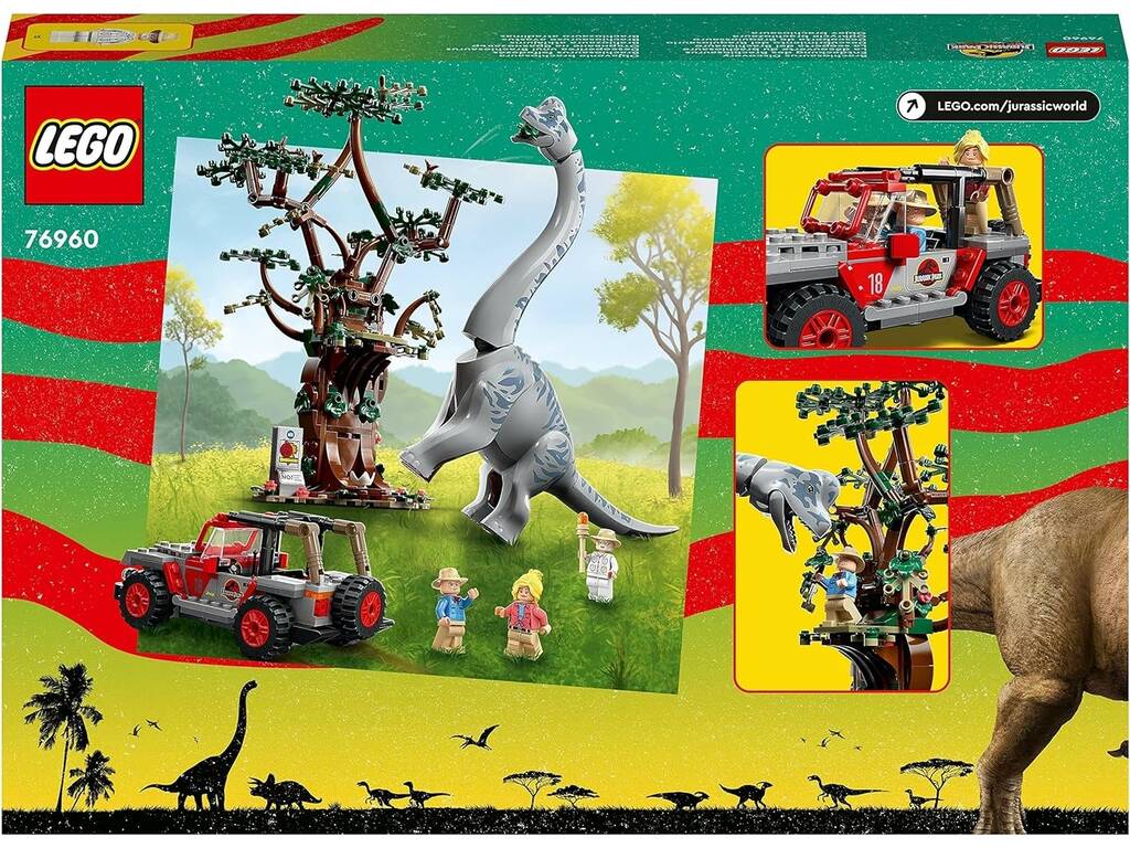 Lego Jurassic World Descubrimiento del Braquiosaurio 76960