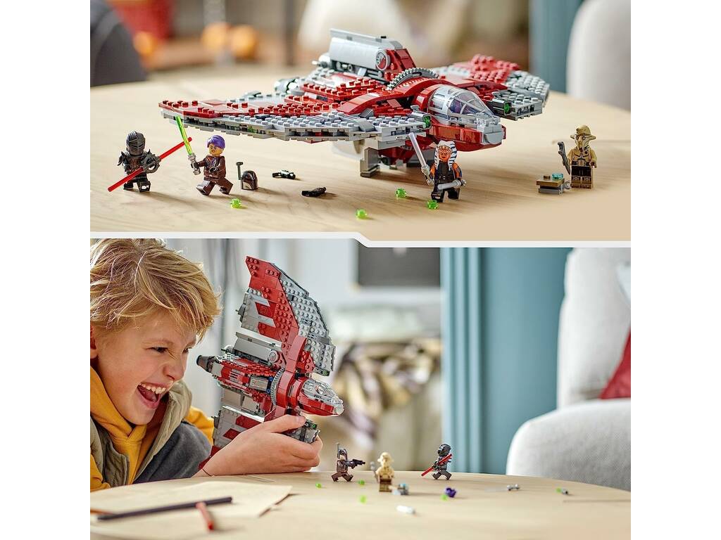 Lego Star Wars Ahsoka Tanos T-6 Jedi Shuttle 75362