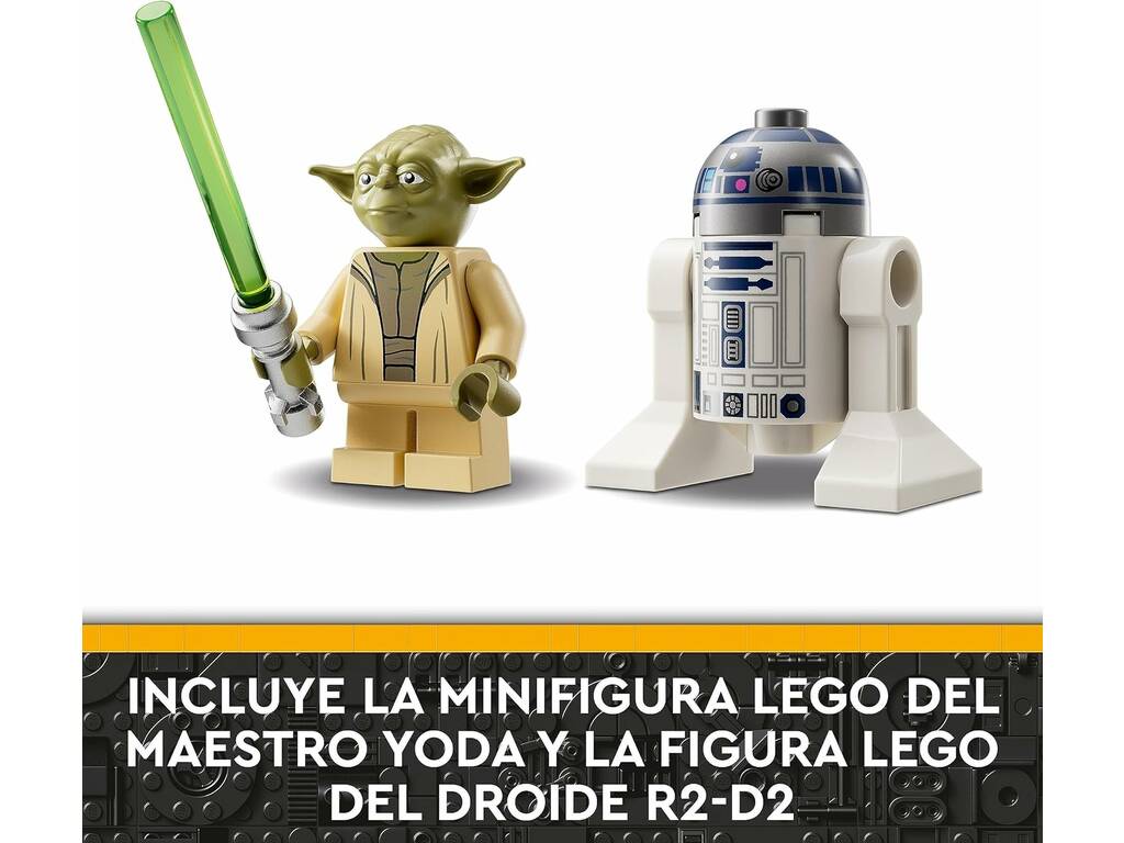 Lego Star Wars Caza Estelar Jedi de Yoda 75360