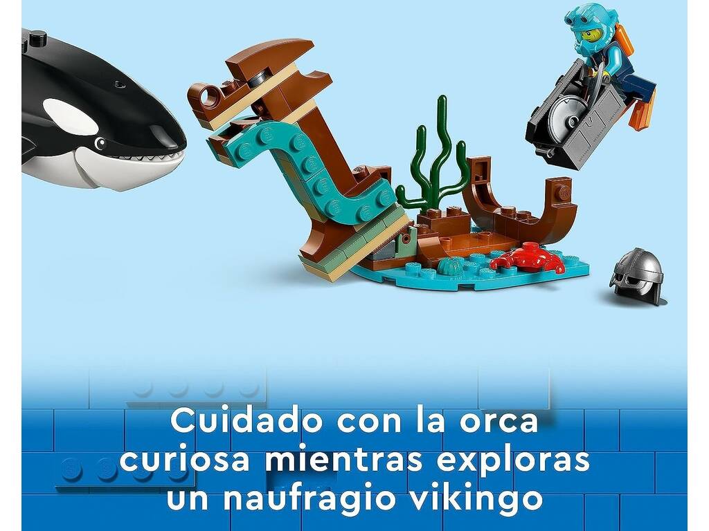 Lego City Exploradores do Artico Barco 60368