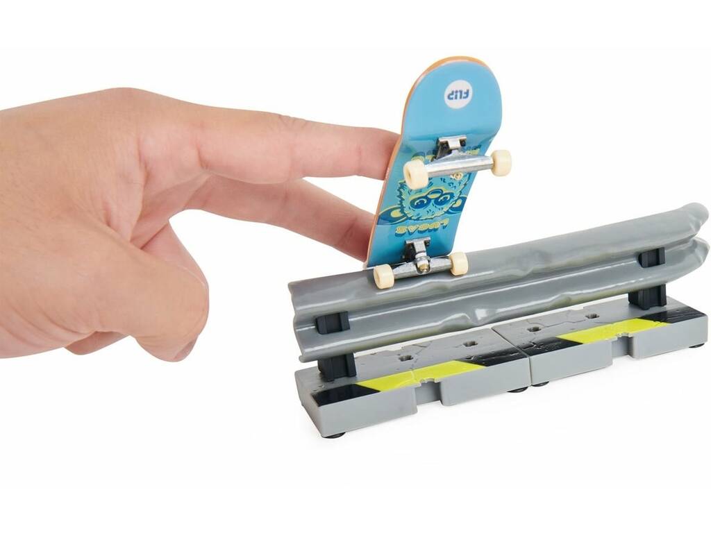 Skateboard de doigt avec rampe Lux