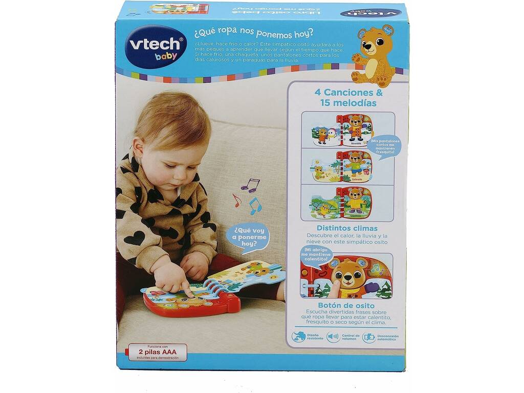 Babybärenbuch Was ziehe ich heute an? von Vtech 558322