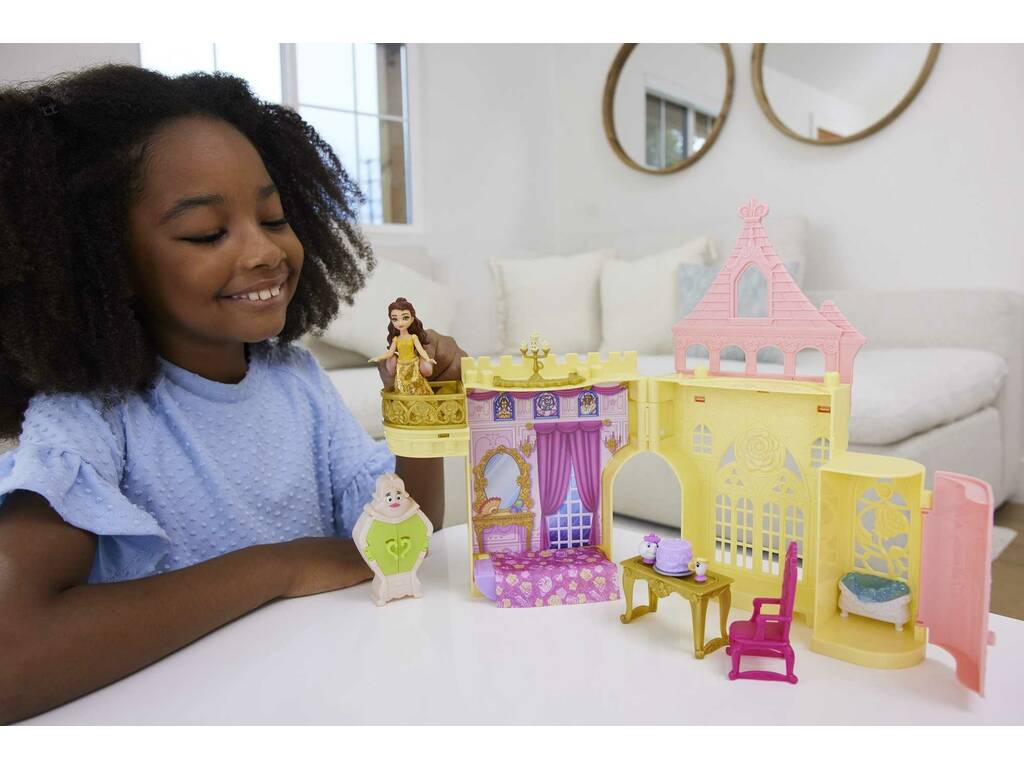 Princesas Disney Minis Castelo de Bela Mattel HLW94